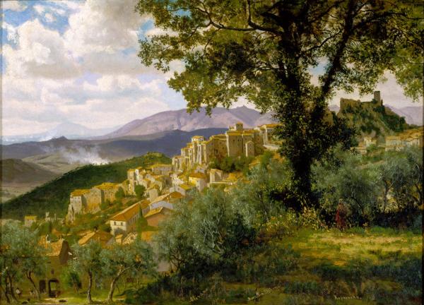 Albert Bierstadt Olevano France oil painting art
